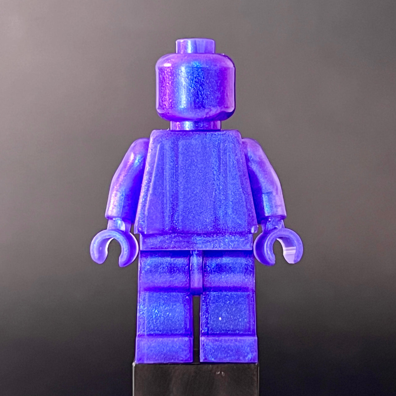 Satin-Purple Monochrome Figure