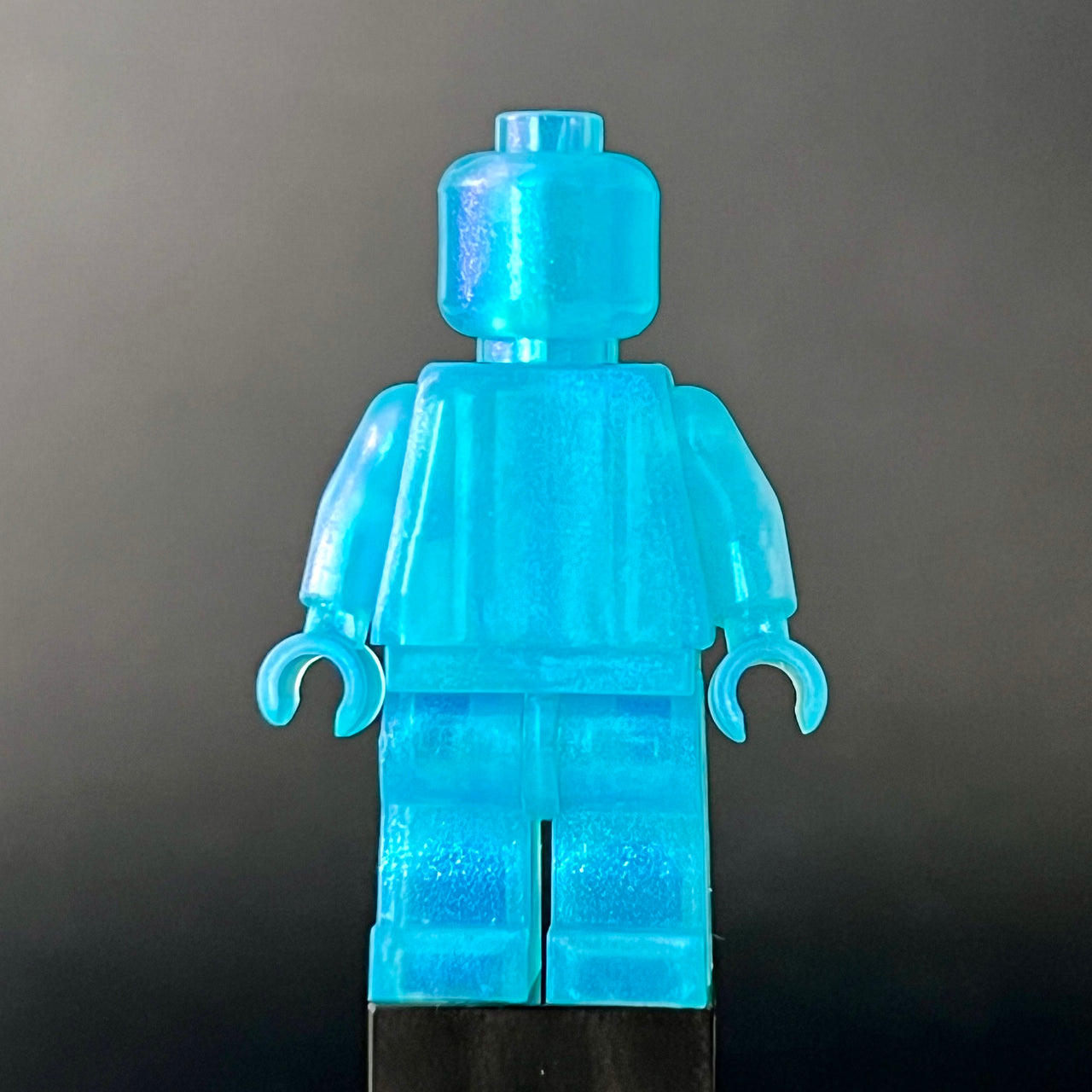 Satin-Light Blue Monochrome Figure
