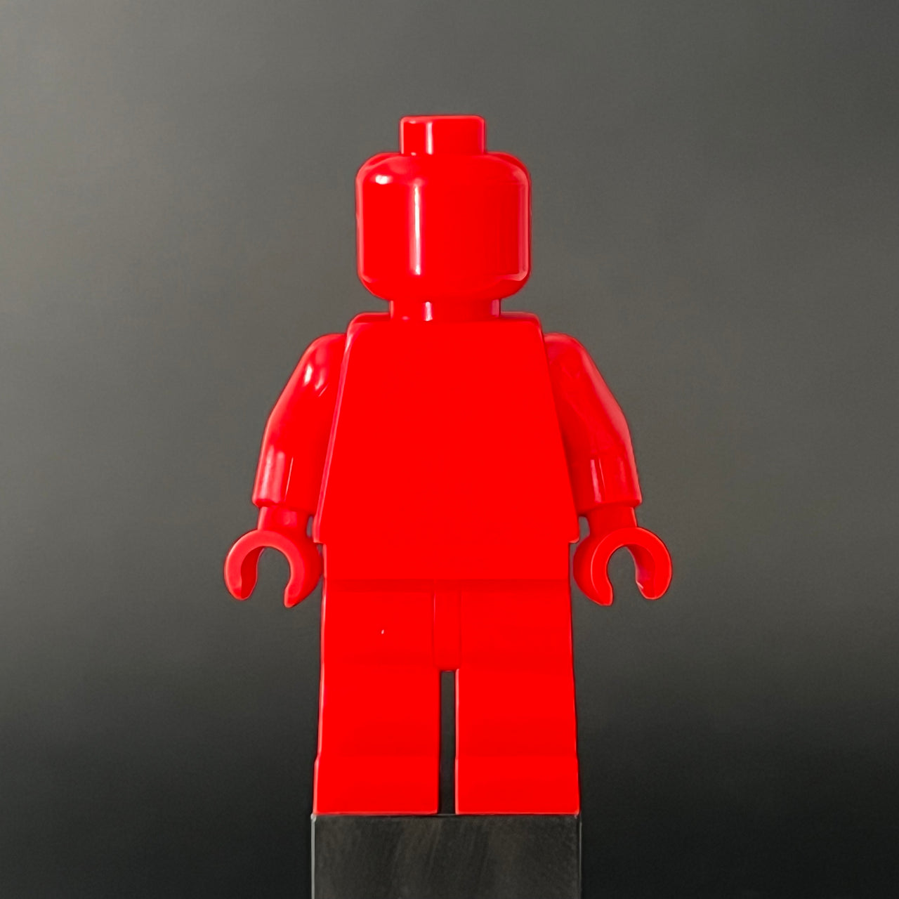 Red Standard Monochrome Figure
