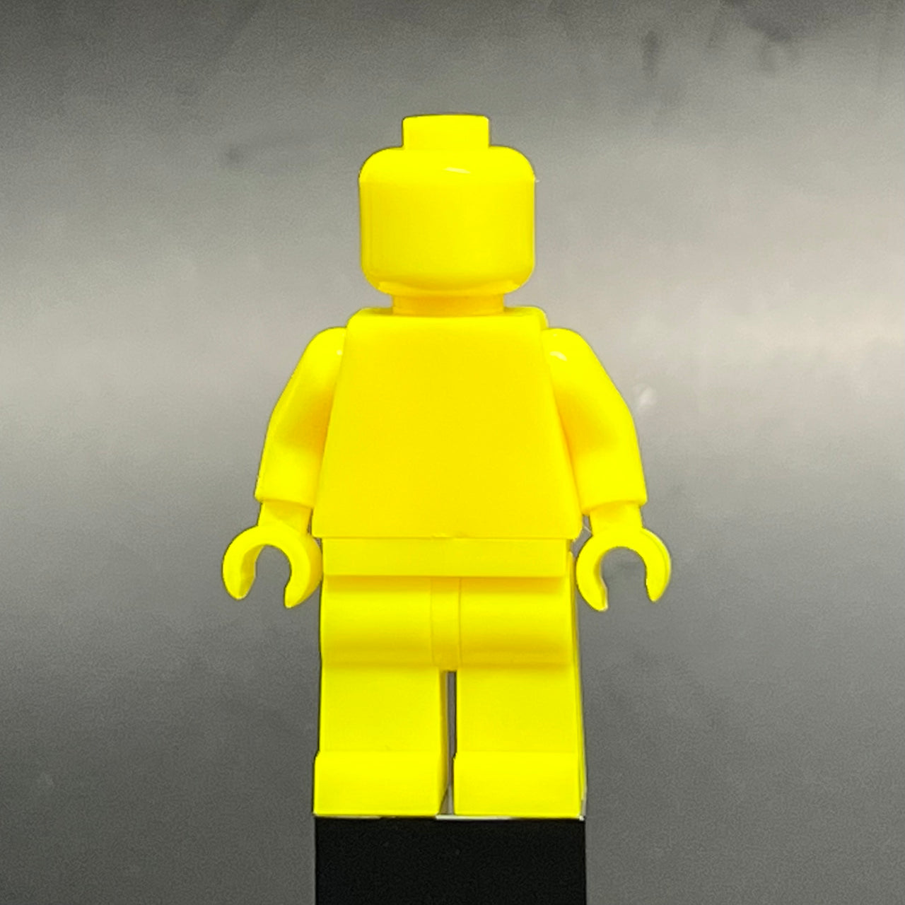 Vibrant Yellow (Neon) Monochrome Figure