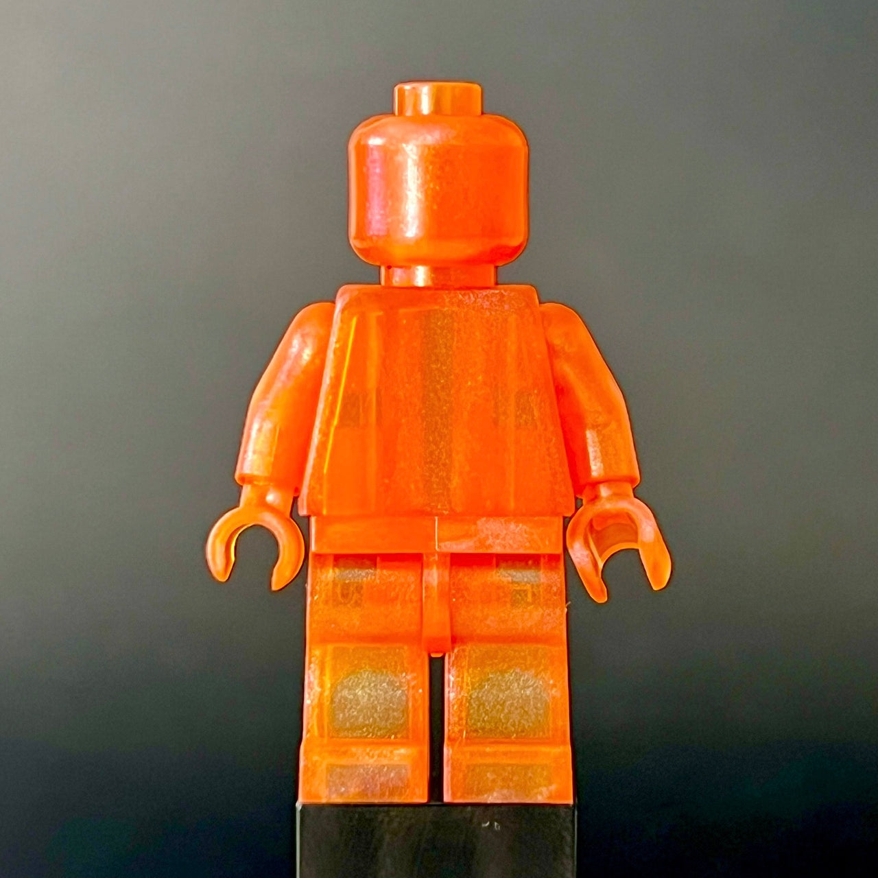 Satin-Orange Monochrome Figure
