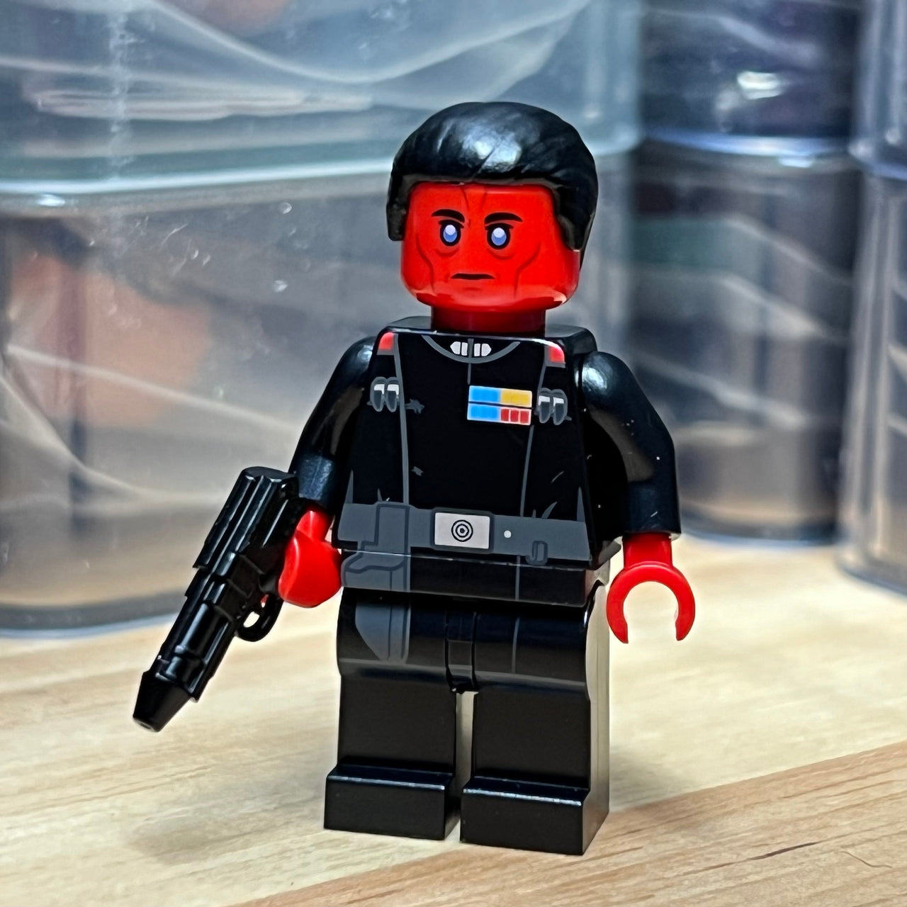 The Ruthless Admiral (BLACK BODY/RED HEAD VARIANT) by Jaka Brick + miniBIGS  [READY TO SHIP]