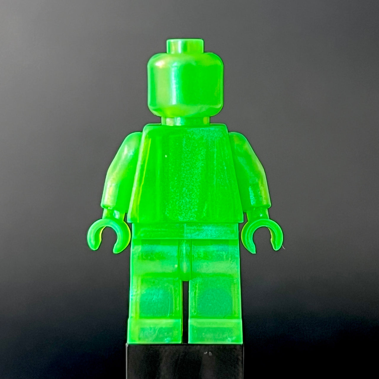 Satin-Bright Green Monochrome Figure