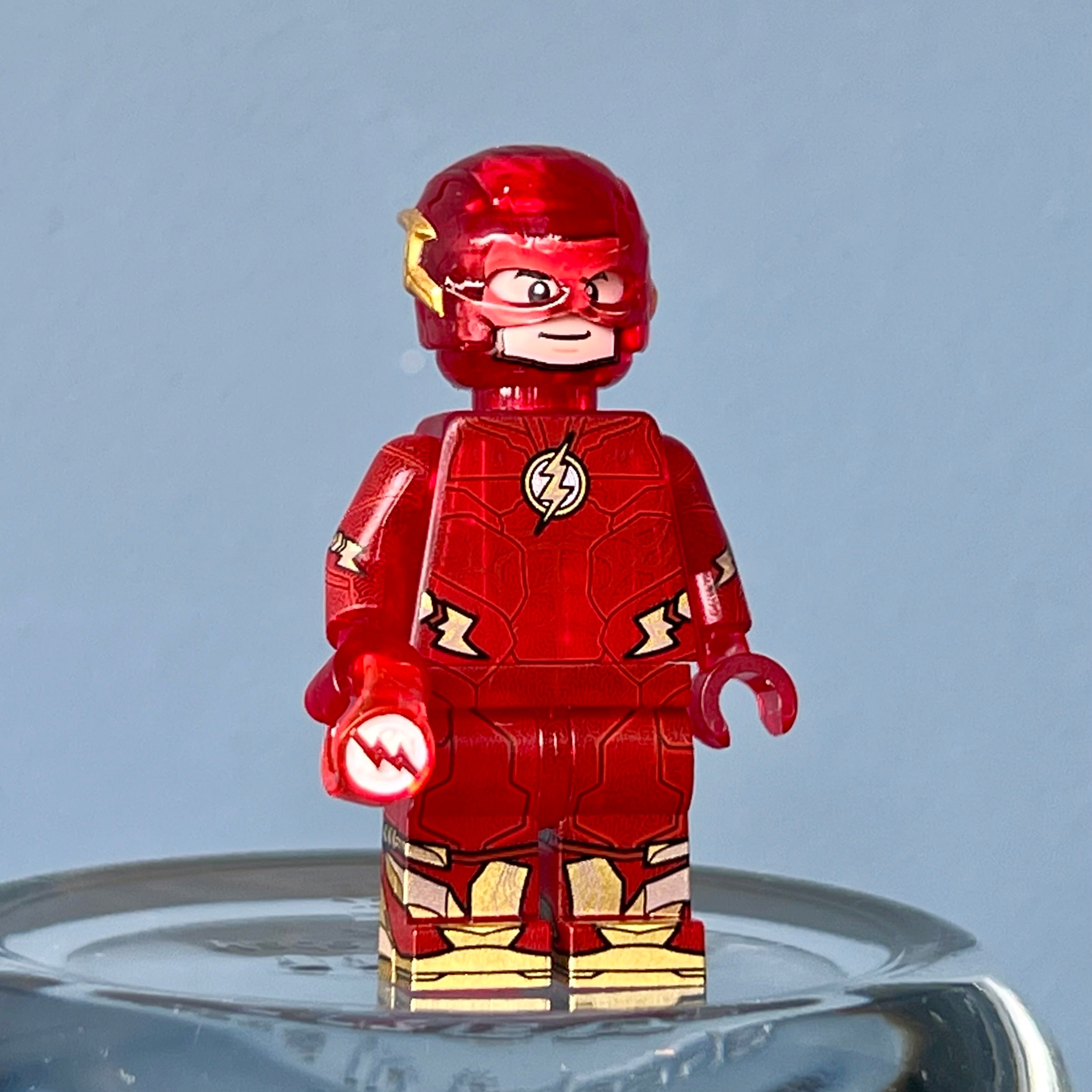 SALE - The Timeline Traveler Trans-Red Variant by Jaka Brick (miniBIGS