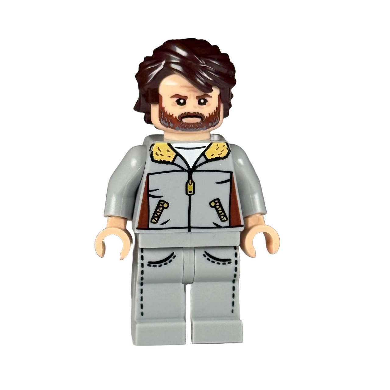 Survivor Rick Minifigure (Light Gray)