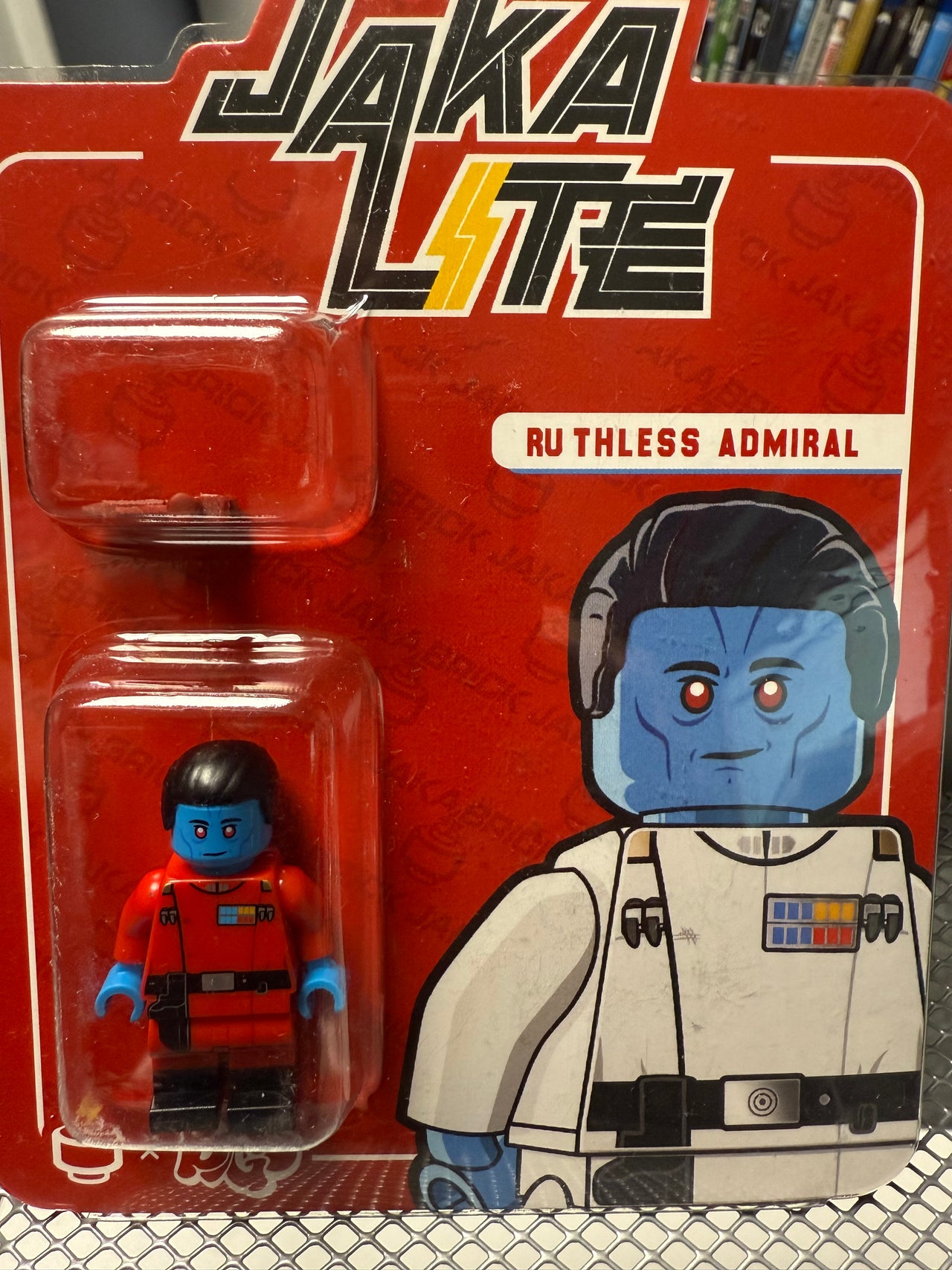 The Ruthless Admiral (RED BODY VARIANT) by Jaka Brick + miniBIGS