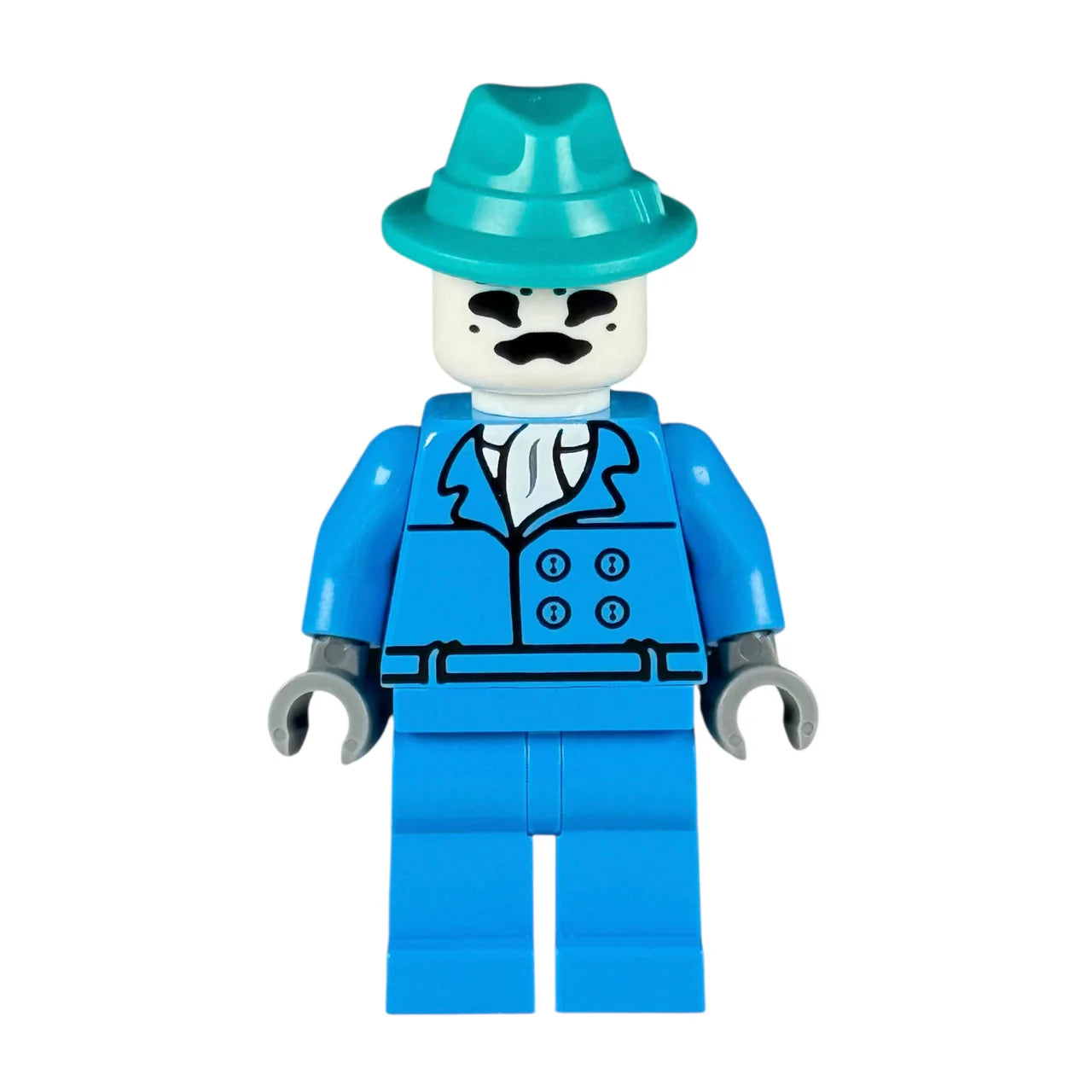 Inkblot Man Minifigure (Dark Azure Variant)