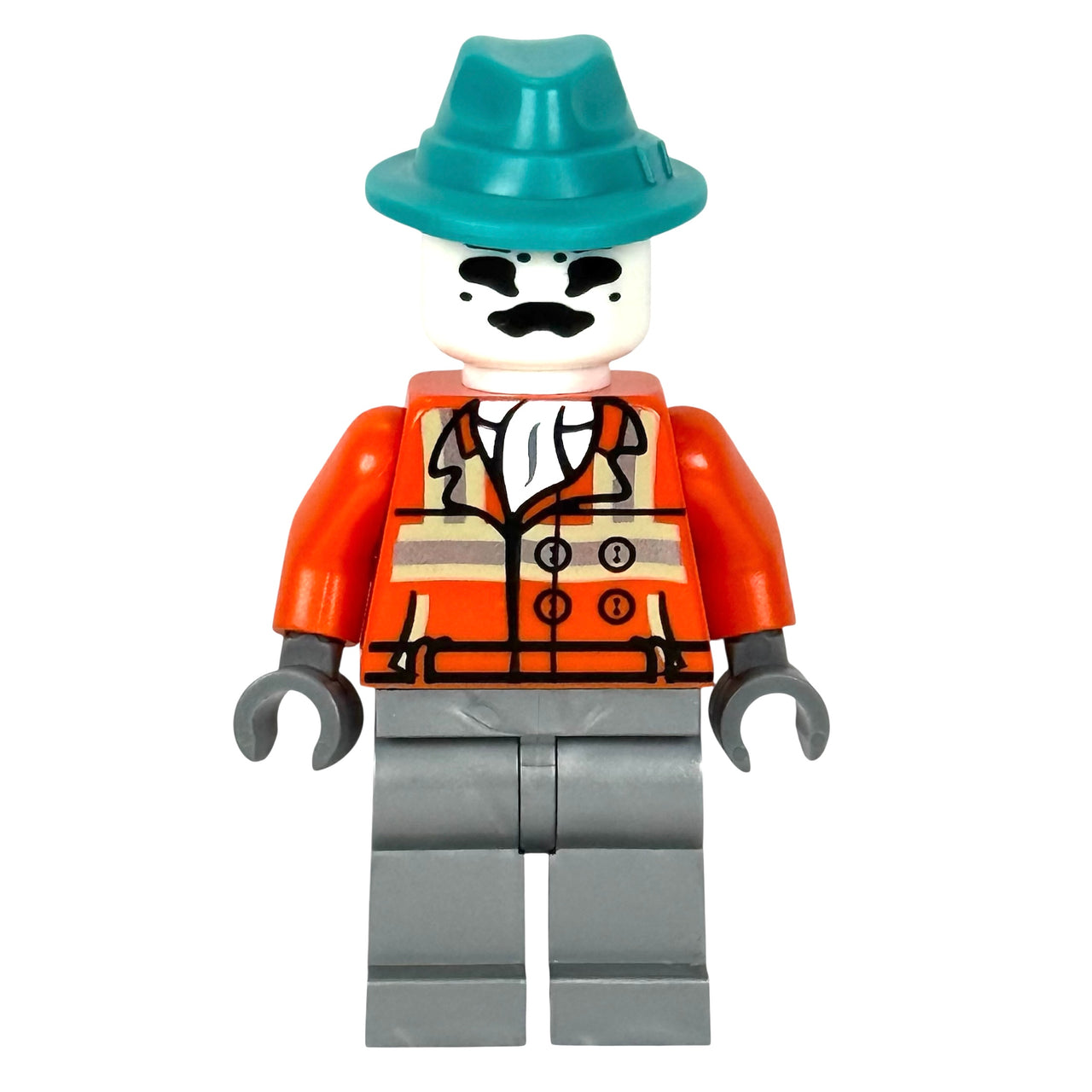Inkblot Man Minifigure MISFIT #2 (1/1 Flame Orange)