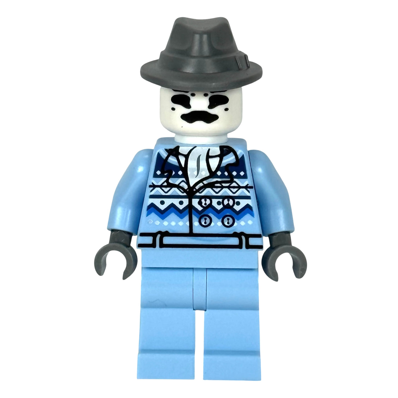 Inkblot Man Minifigure MISFIT #4 (1/1 Light Blue)