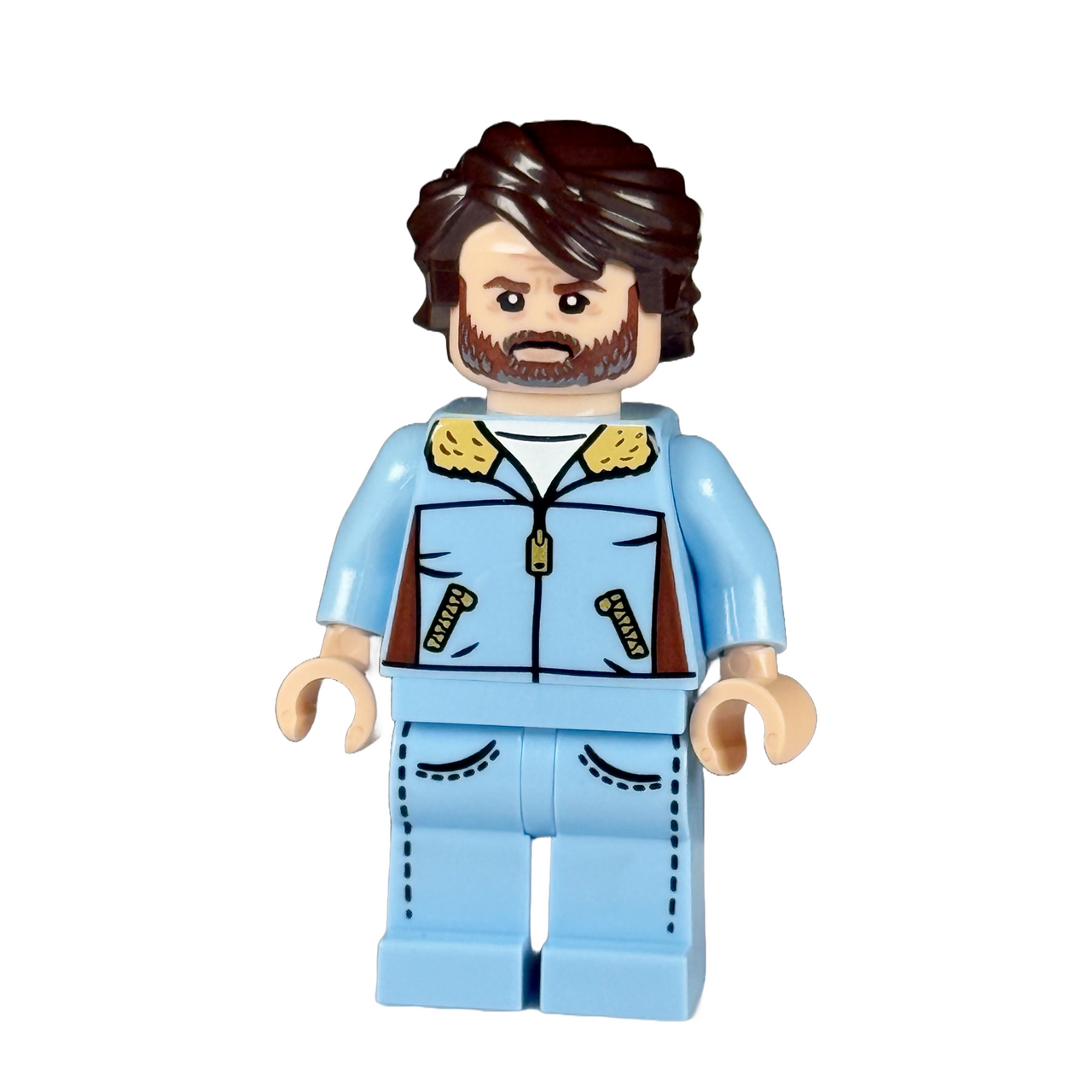Survivor Rick Minifigure (Light Blue)